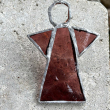 Lägg bild i galleriet, ängel 5 i återvunnet planglas (7,5 cm) - Fair Trade