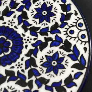 Keramikfat - blommor 3 (13 cm) - Fair Trade