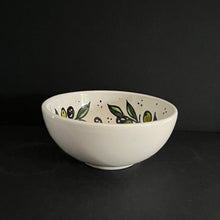 Lägg bild i galleriet, keramikskål - oliv 2 (12,5 cm) - Fair Trade