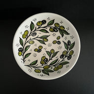 keramikskål - oliv 3 (15 cm) - Fair Trade