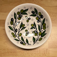 keramikskål - oliv 5 (16,5 cm) - Fair Trade