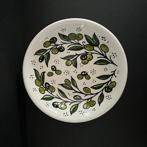 keramikskål - oliv 5 (16,5 cm) - Fair Trade