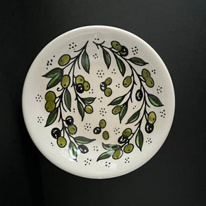 keramikskål - oliv 5 (16,5 cm) - Fair Trade