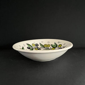 keramikskål - oliv 5 (16,5 cm) - Fair Trade