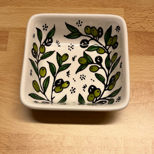 keramikskål - oliv 6 - Fair Trade