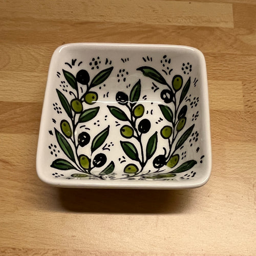 keramikskål - oliv 7 - Fair Trade