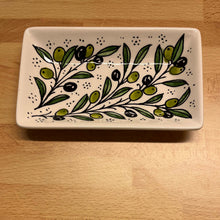 Lägg bild i galleriet, keramikfat - oliv 8 - Fair Trade
