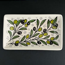Lägg bild i galleriet, keramikfat - oliv 8 - Fair Trade