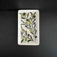 Lägg bild i galleriet, keramikfat - oliv 8 - Fair Trade