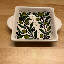 Lägg bild i galleriet, keramikfat - oliv 10 - Fair Trade