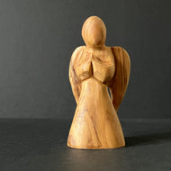 ängel i olivträ 10 (ca 10 cm)