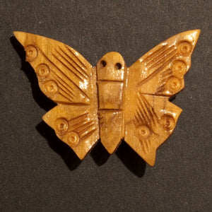 fjäril brosch