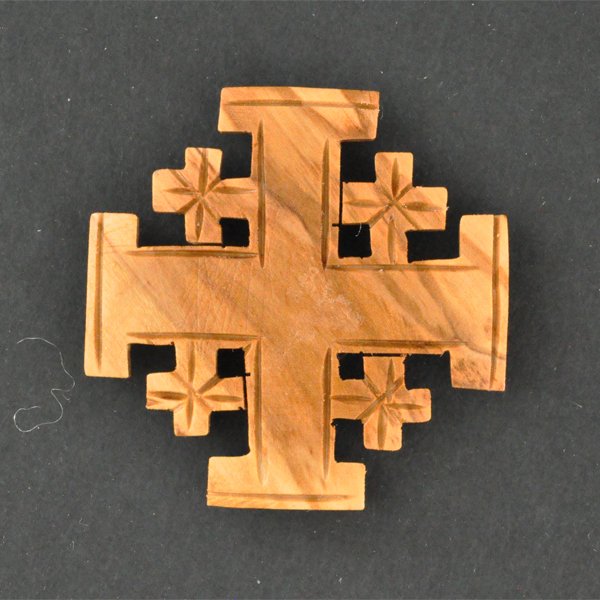 Jerusalemskors magnet (4,5 cm)
