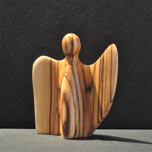 ängel i olivträ  4  (8 cm) - Fair Trade
