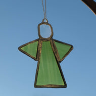 ängel 15 i återvunnet glas (7 cm) - Fair trade