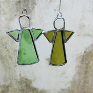 ängel 6 i återvunnet glas  (7 cm)