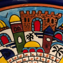 Lägg bild i galleriet, Keramikskål - Jerusalem 24 (24,5 cm) - Fair Trade