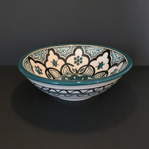keramikskål - floden (21 cm)- Fair Trade