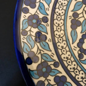 Keramikfat - sjöglitter (27,5 cm) - Fair Trade