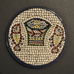 Keramikfat Tabgha - 5 bröd o 2 fiskar (12,5 cm)