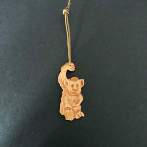 kläng-apan Abel (4,5 cm) brosch + hänge