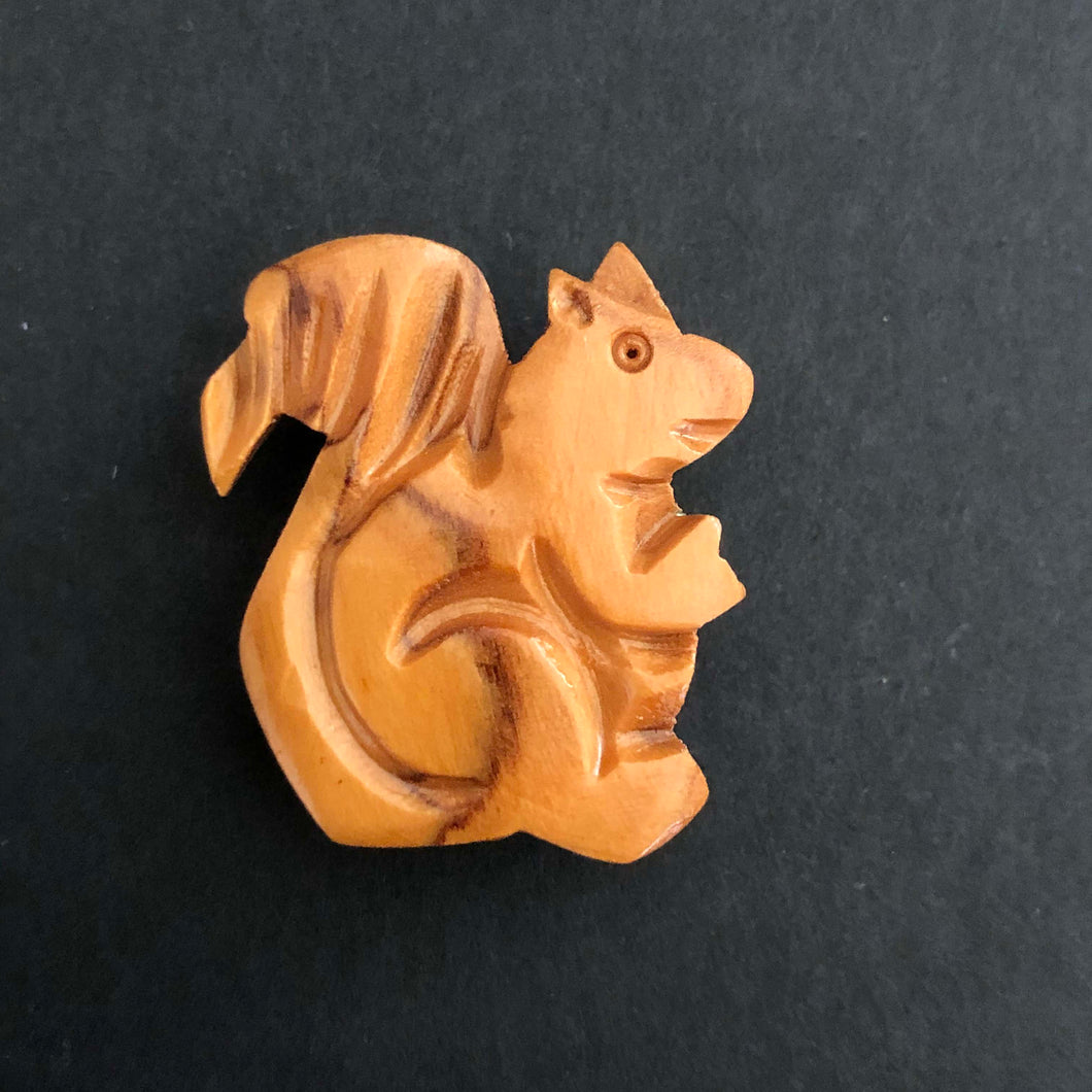 ekorre Erik (3 cm) brosch + hänge