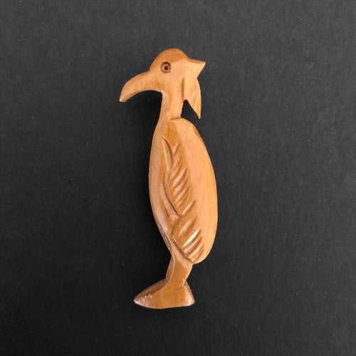 Ibis (5 cm) brosch + hänge