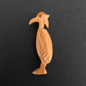Ibis (5 cm) brosch + hänge