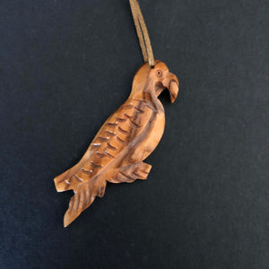 papegoja Goja (5,5 cm) brosch + hänge
