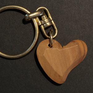 hjärta i nyckelring