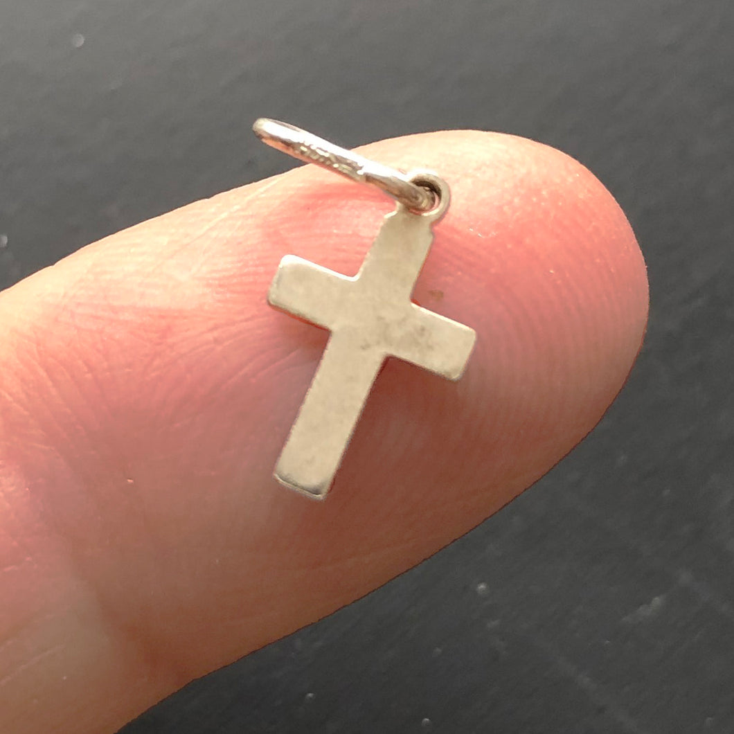 minikors i silver - Faith (1,9 cm)